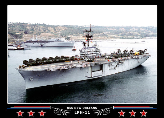 USS New Orleans LPH11 Canvas Photo Print
