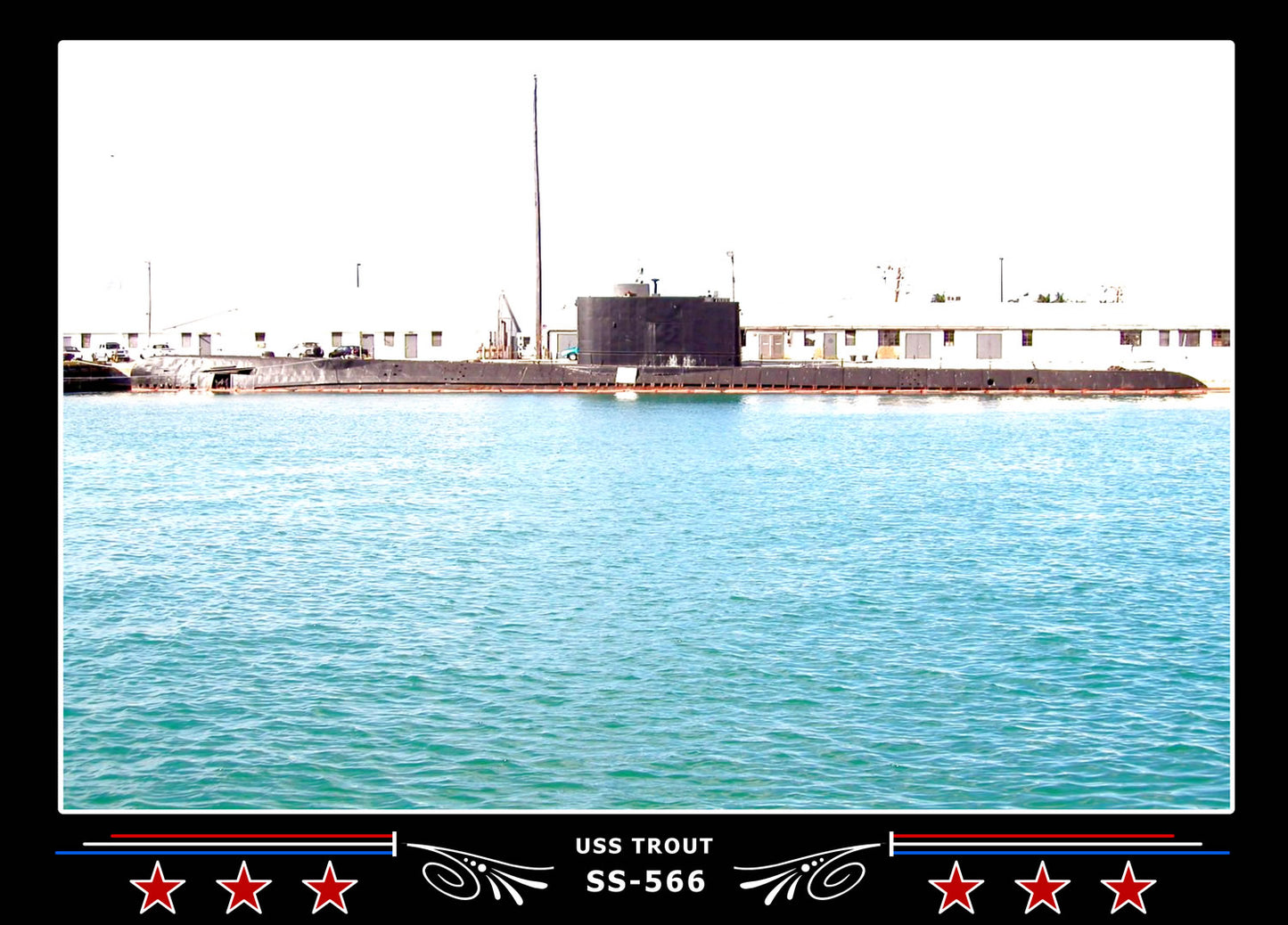 USS Trout SS-566 Canvas Photo Print