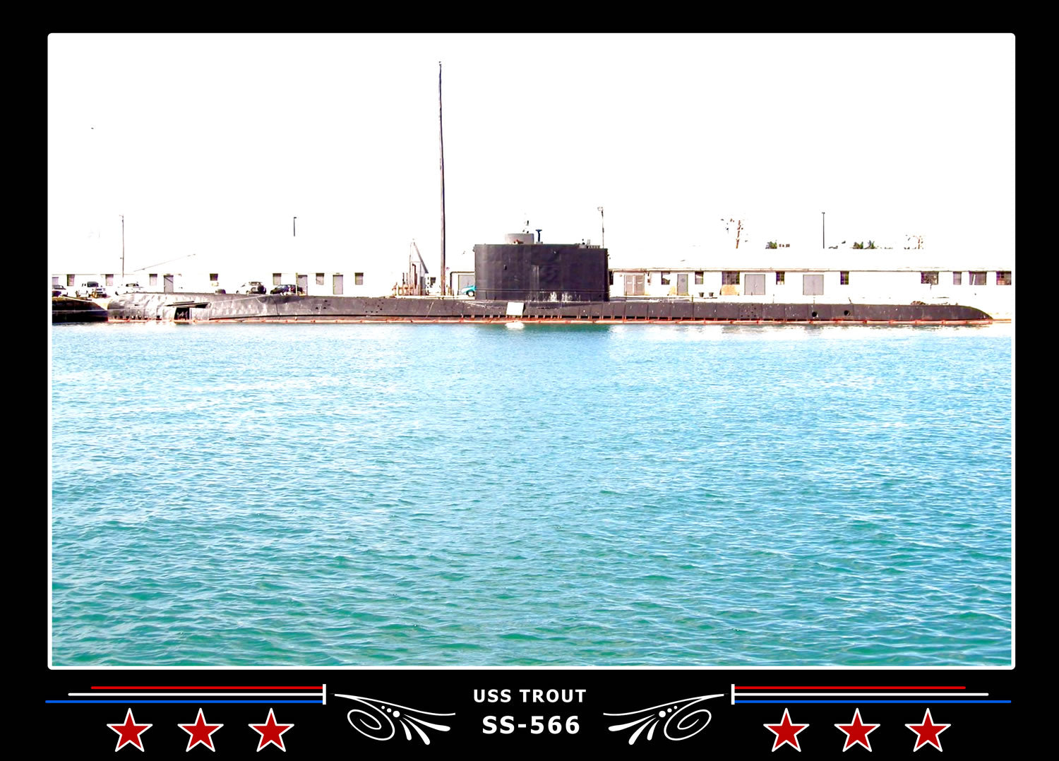 USS Trout SS-566 Canvas Photo Print