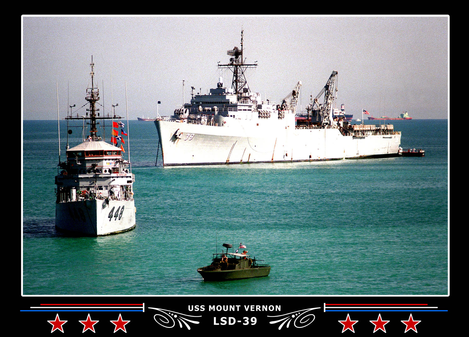 USS Mount Vernon LSD39 Canvas Photo Print