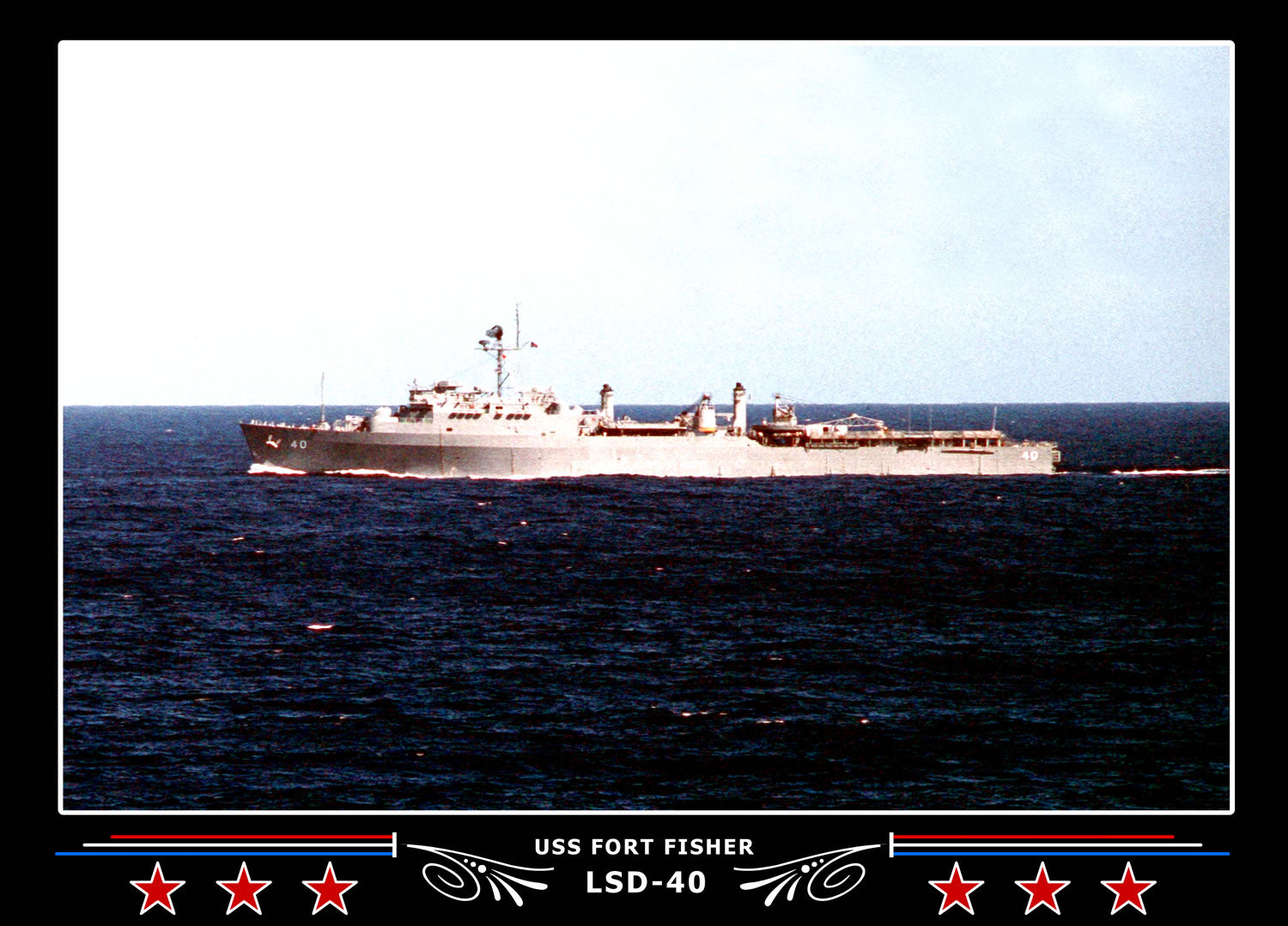 USS Fort Fisher LSD40 Canvas Photo Print