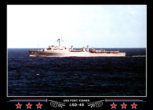 USS Fort Fisher LSD40 Canvas Photo Print