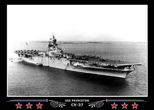 USS Princeton CV-37 Canvas Photo Print
