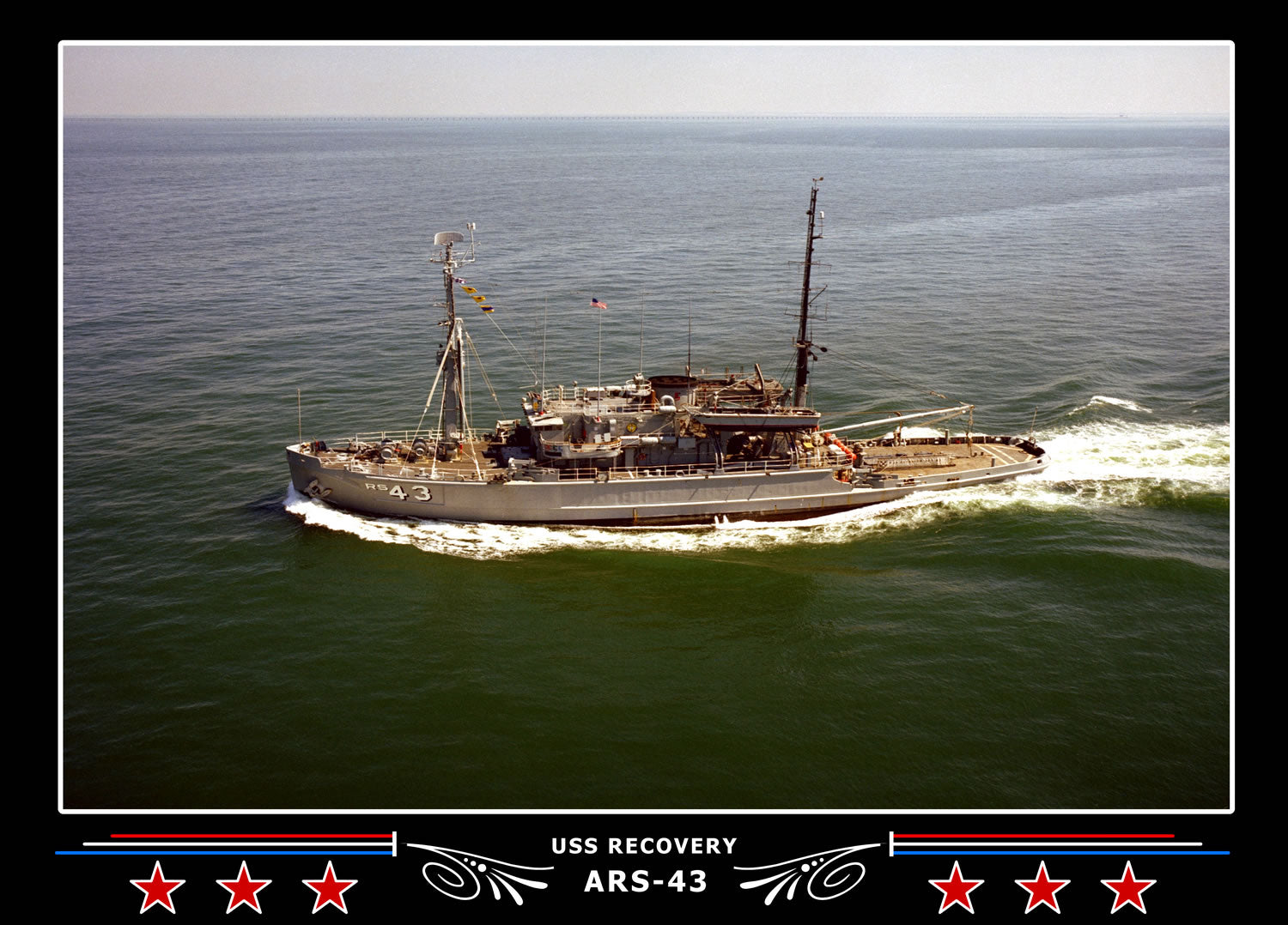 USS Recovery ARS-43 Canvas Photo Print