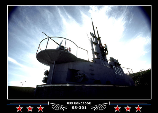 USS Roncador SS-301 Canvas Photo Print
