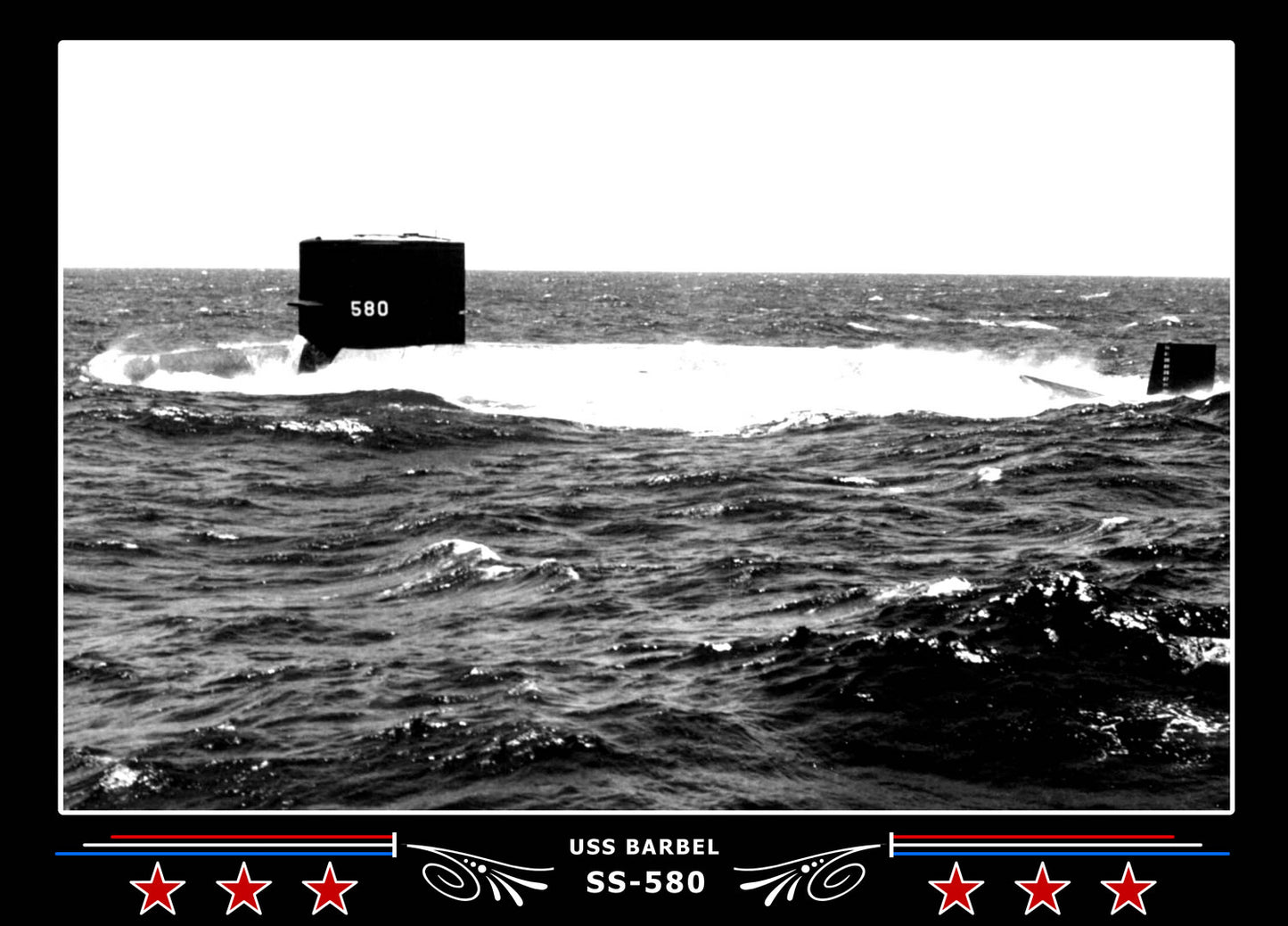 USS Barbel SS-580 Canvas Photo Print