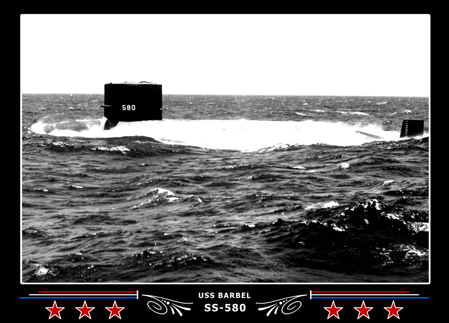 USS Barbel SS-580 Canvas Photo Print