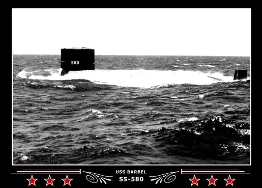 USS Barbel SS-580 Canvas Photo Print