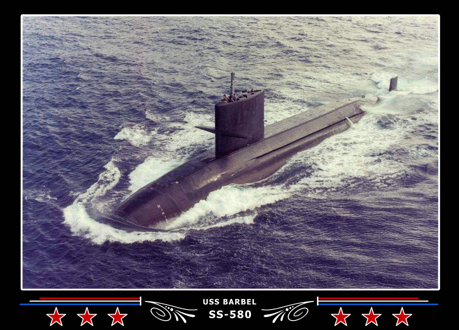 USS Barbel SS-580 Canvas Photo Print