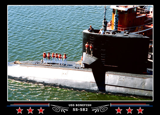 USS Bonefish SS-582 Canvas Photo Print
