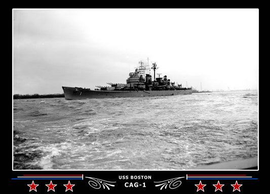 USS Boston CAG-1 Canvas Photo Print