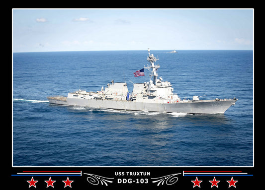USS Truxtun DDG-103 Canvas Photo Print