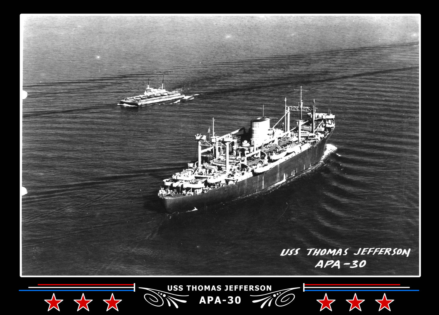 USS Thomas Jefferson APA30 Canvas Photo Print