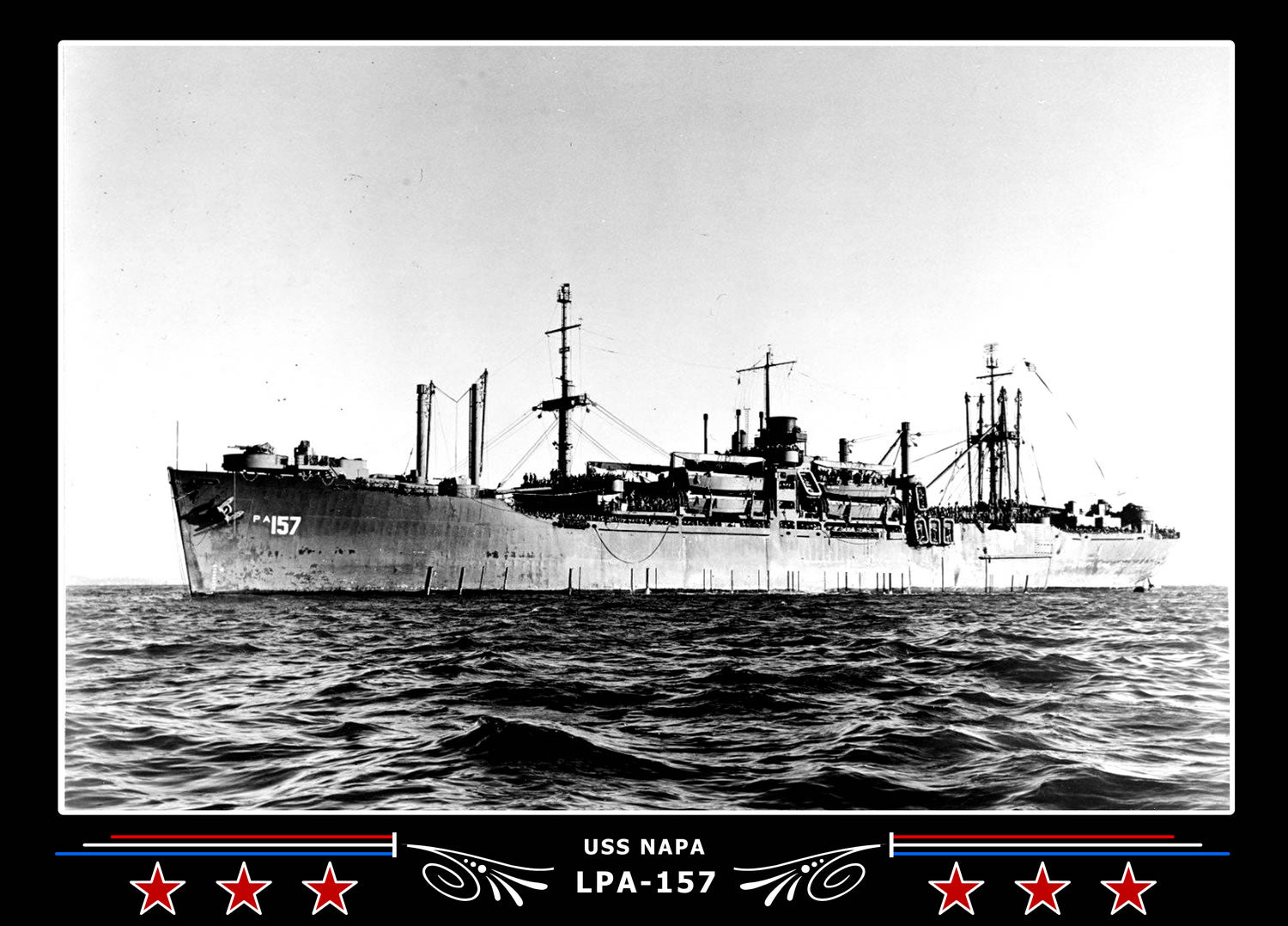 USS Napa LPA157 Canvas Photo Print