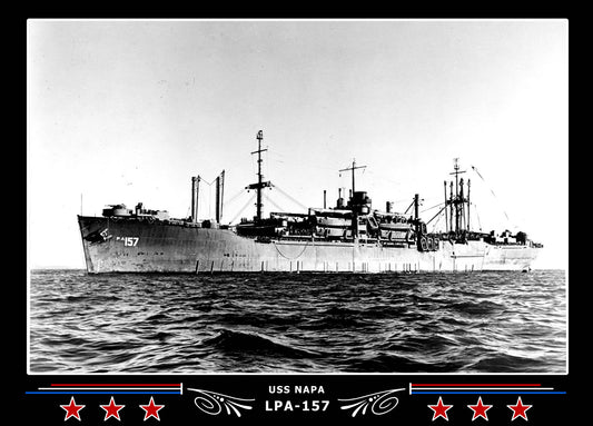 USS Napa LPA157 Canvas Photo Print