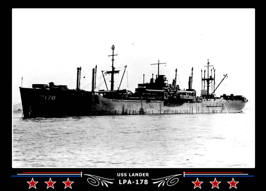 USS Lander LPA178 Canvas Photo Print