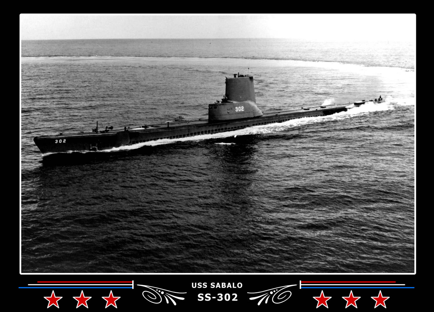USS Sabalo SS-302 Canvas Photo Print