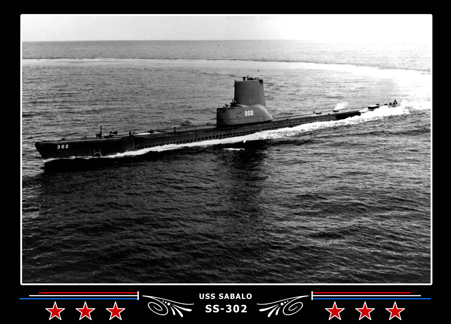 USS Sabalo SS-302 Canvas Photo Print