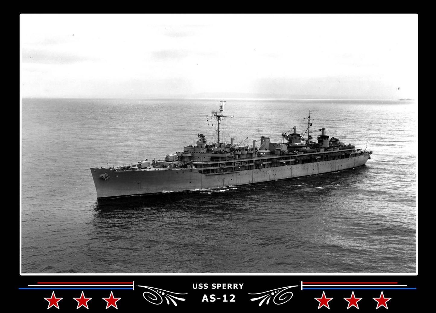 USS Sperry AS-12 Canvas Photo Print