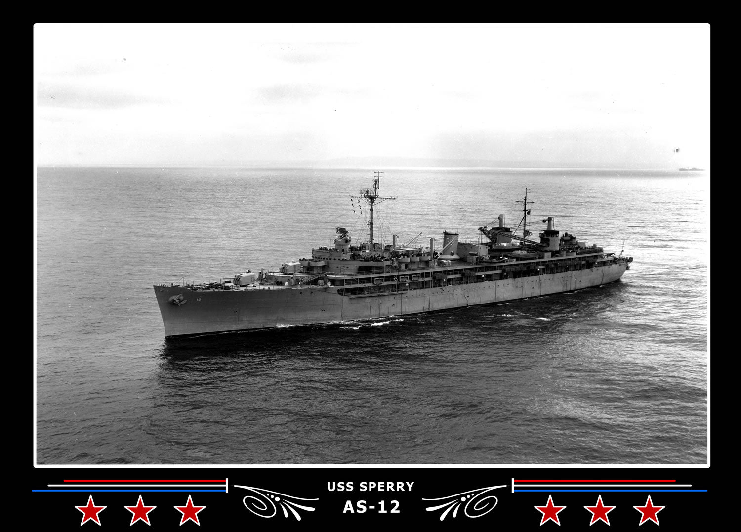 USS Sperry AS-12 Canvas Photo Print