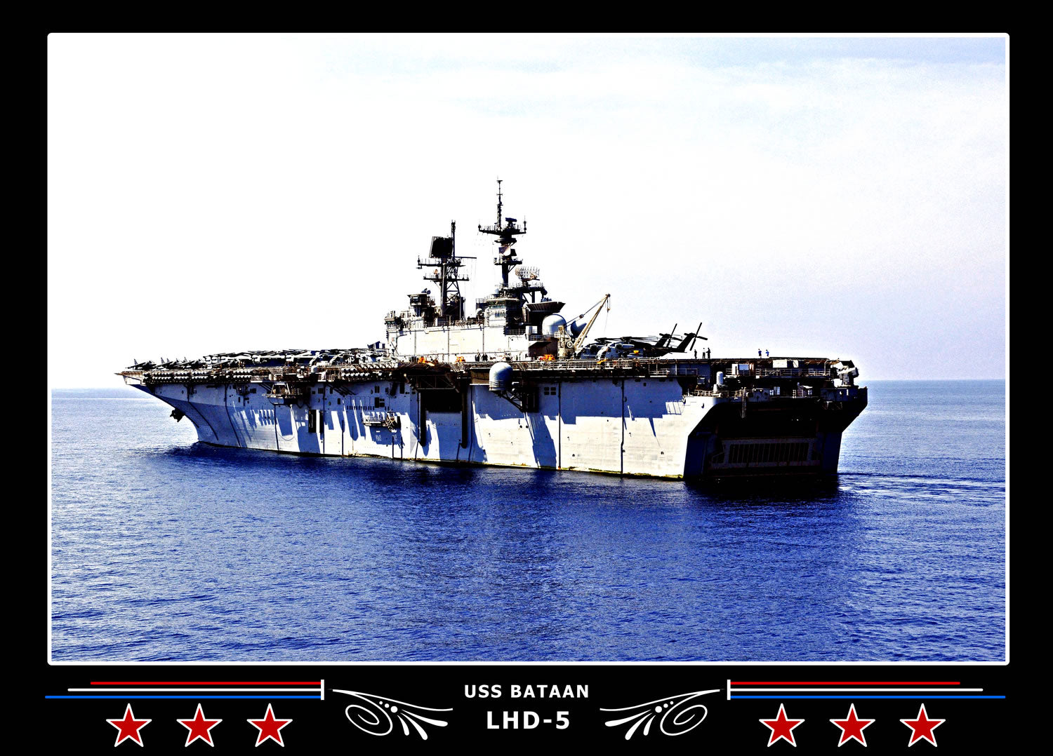 USS Bataan LHD5 Canvas Photo Print