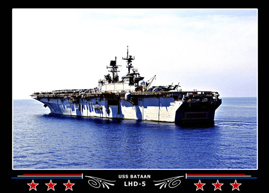 USS Bataan LHD5 Canvas Photo Print