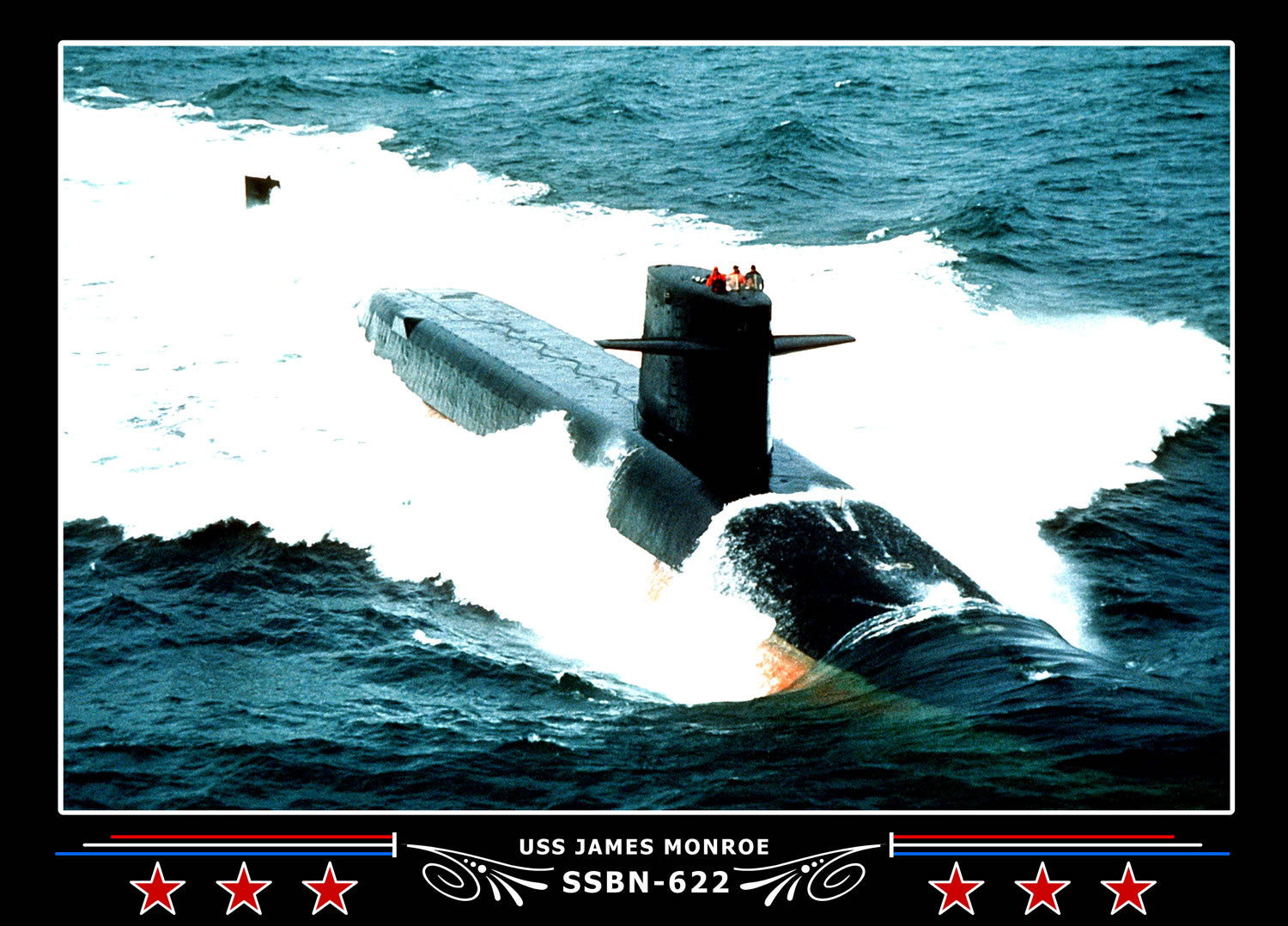 USS James Monroe SSBN-622 Canvas Photo Print