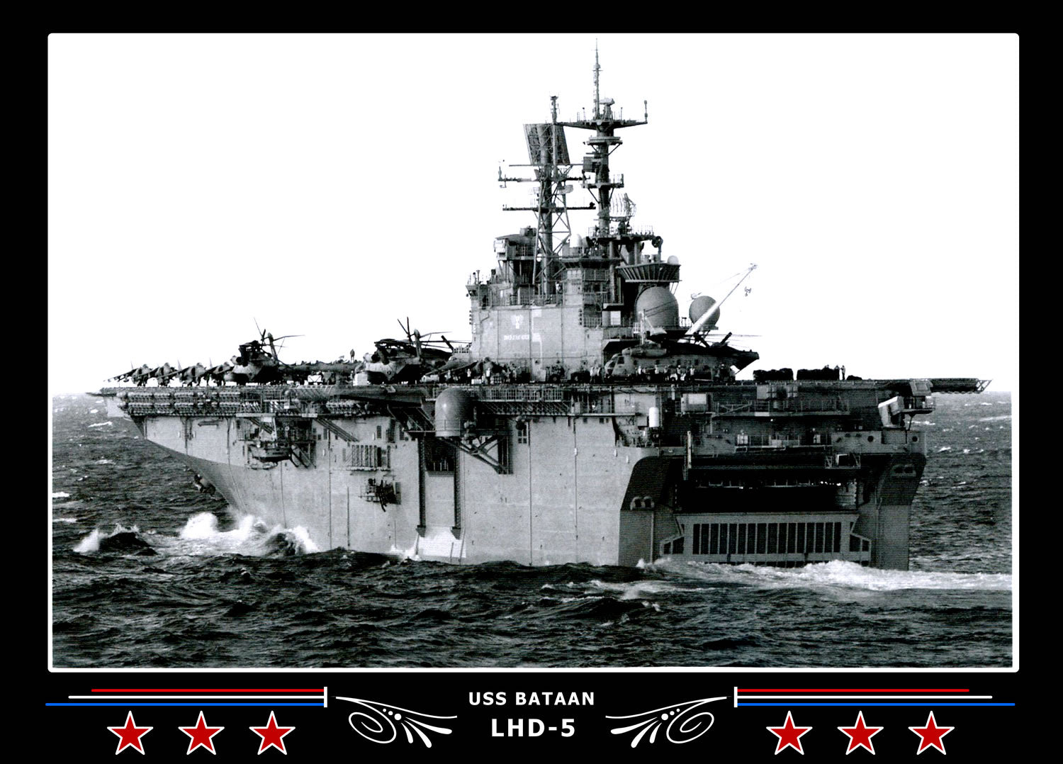 USS Bataan LHD5 Canvas Photo Print