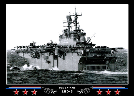 USS Bataan LHD5 Canvas Photo Print