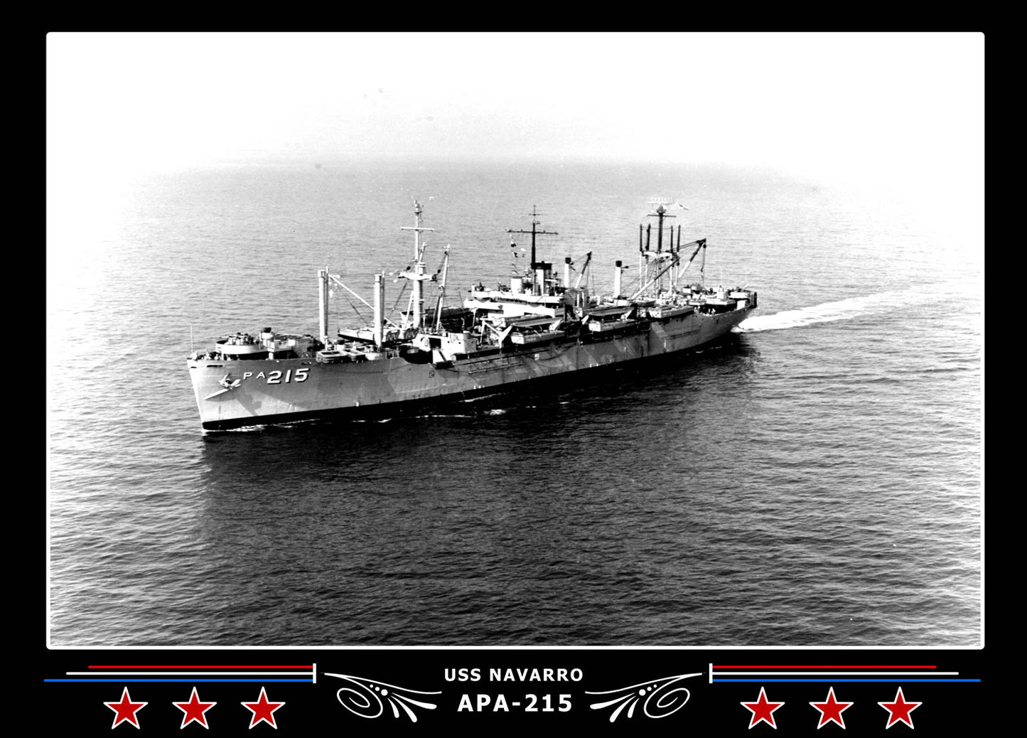 USS Navarro APA215 Canvas Photo Print