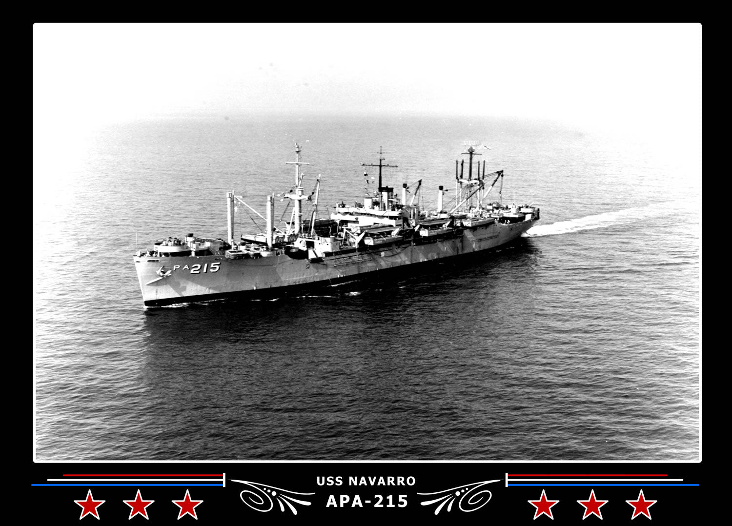 USS Navarro APA215 Canvas Photo Print
