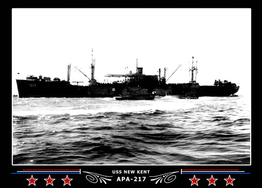 USS New Kent APA217 Canvas Photo Print