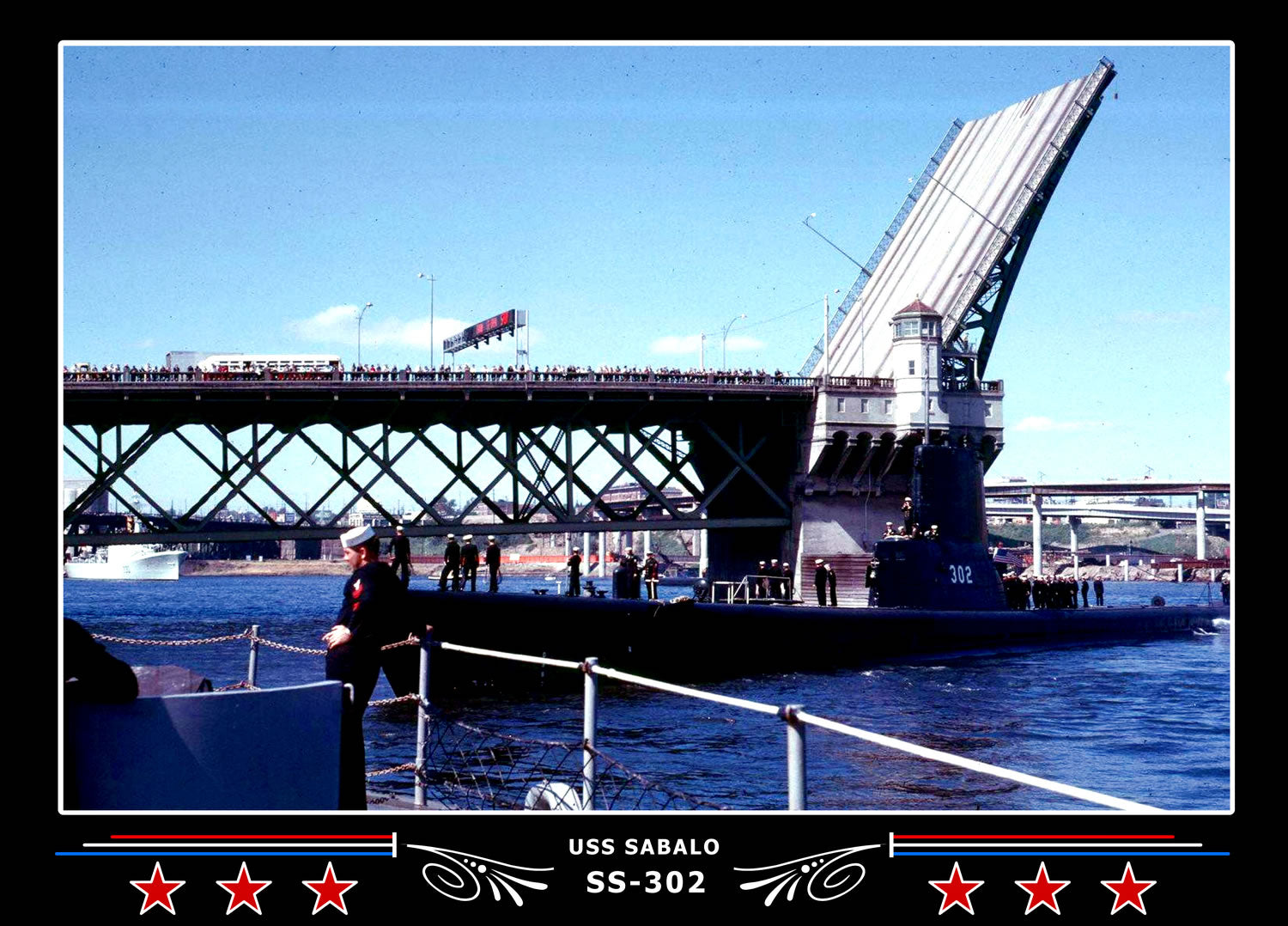 USS Sabalo SS-302 Canvas Photo Print