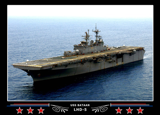 USS Bataan LHD5 Canvas Photo Print