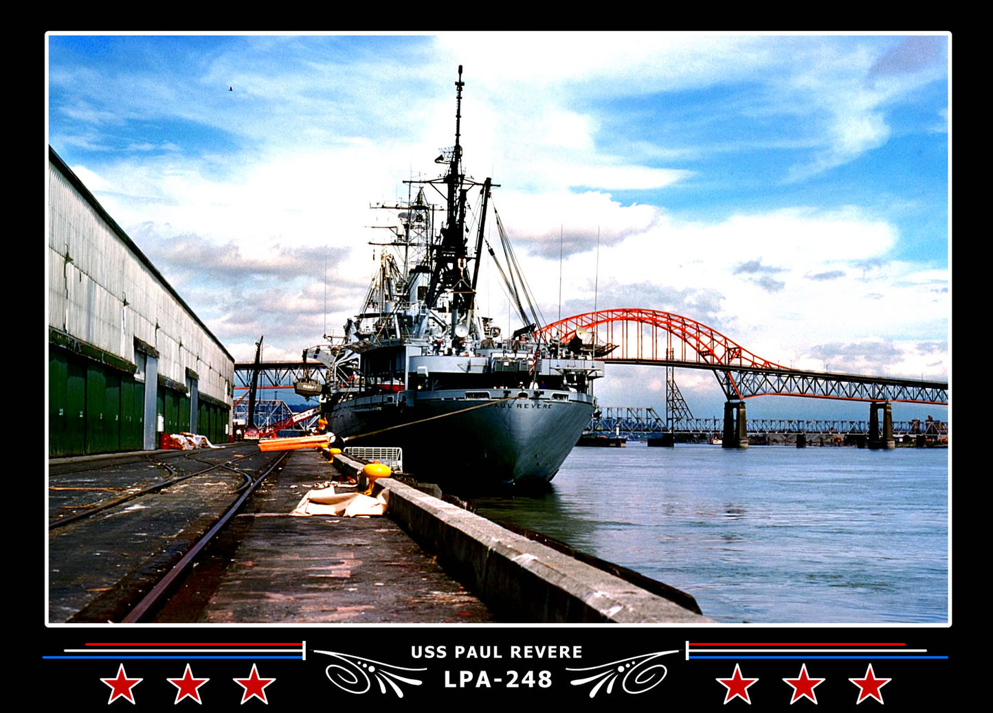 USS Paul Revere LPA248 Canvas Photo Print