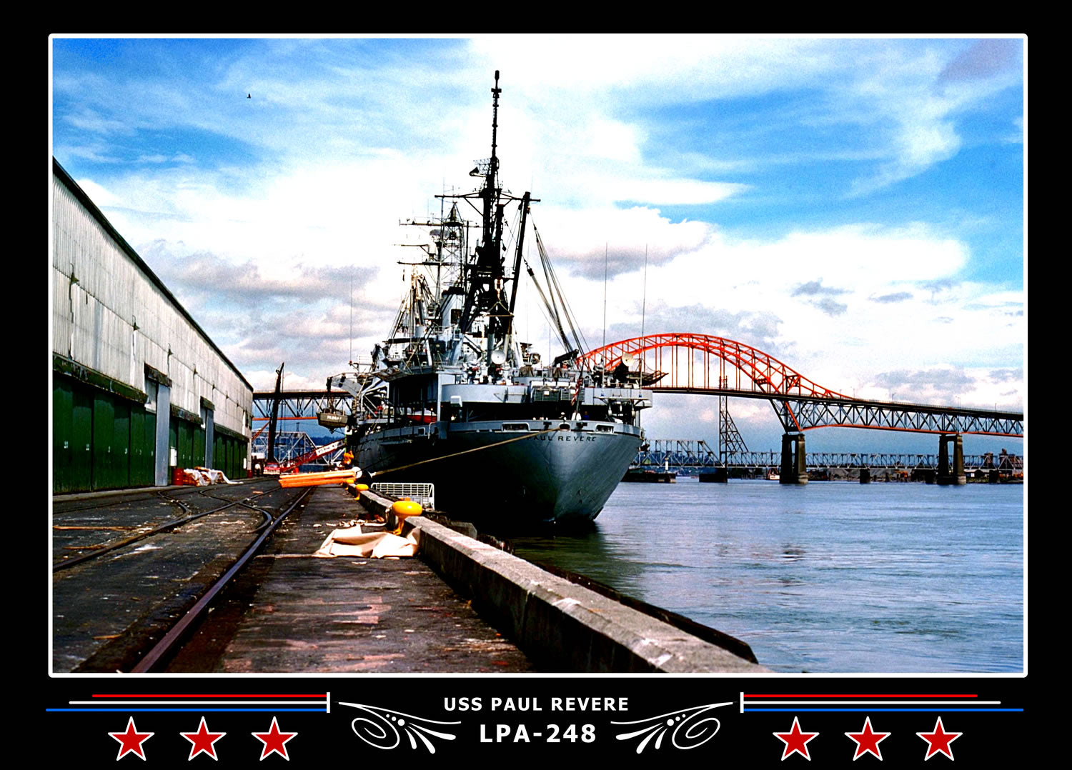 USS Paul Revere LPA248 Canvas Photo Print