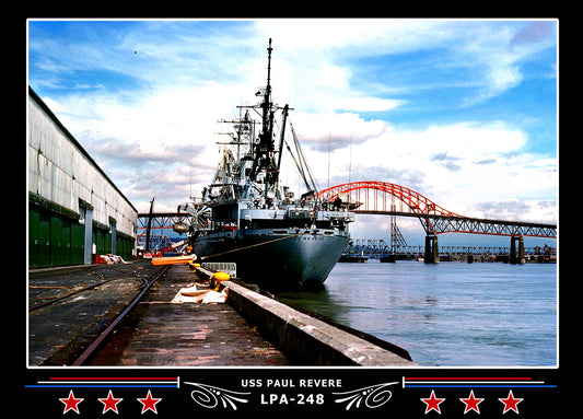 USS Paul Revere LPA248 Canvas Photo Print