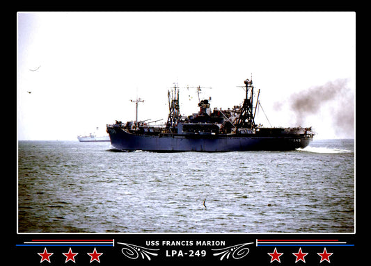USS Francis Marion LPA249 Canvas Photo Print