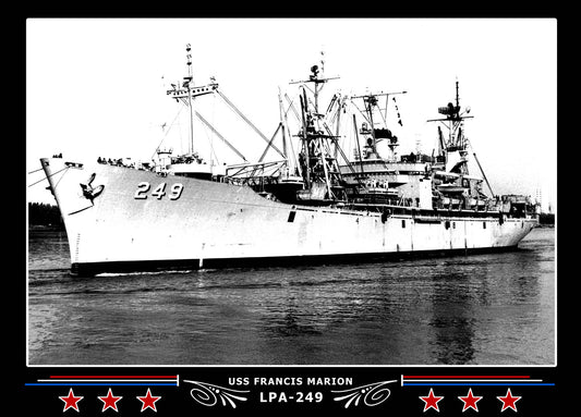 USS Francis Marion LPA249 Canvas Photo Print