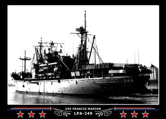 USS Francis Marion LPA249 Canvas Photo Print