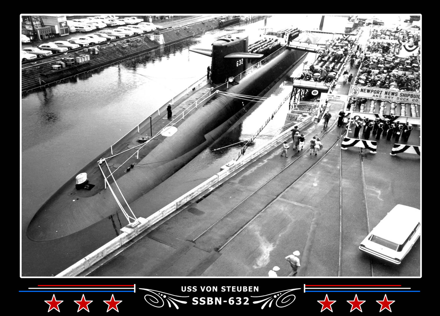 USS Von Steuben SSBN-632 Canvas Photo Print