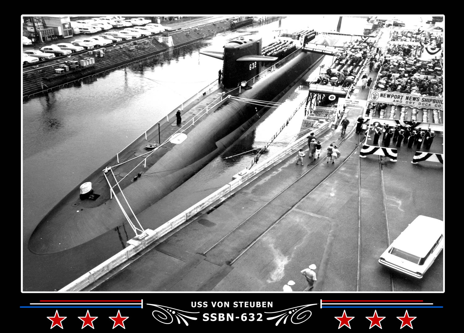 USS Von Steuben SSBN-632 Canvas Photo Print
