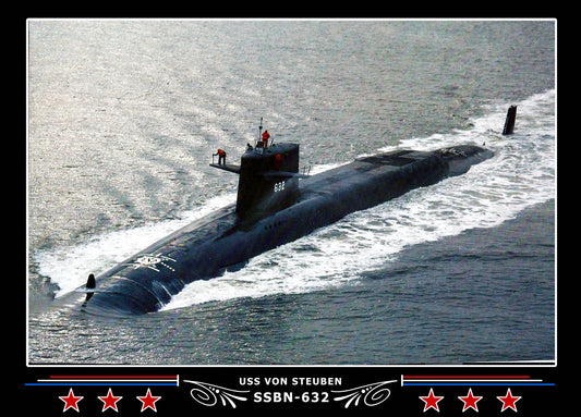 USS Von Steuben SSBN-632 Canvas Photo Print