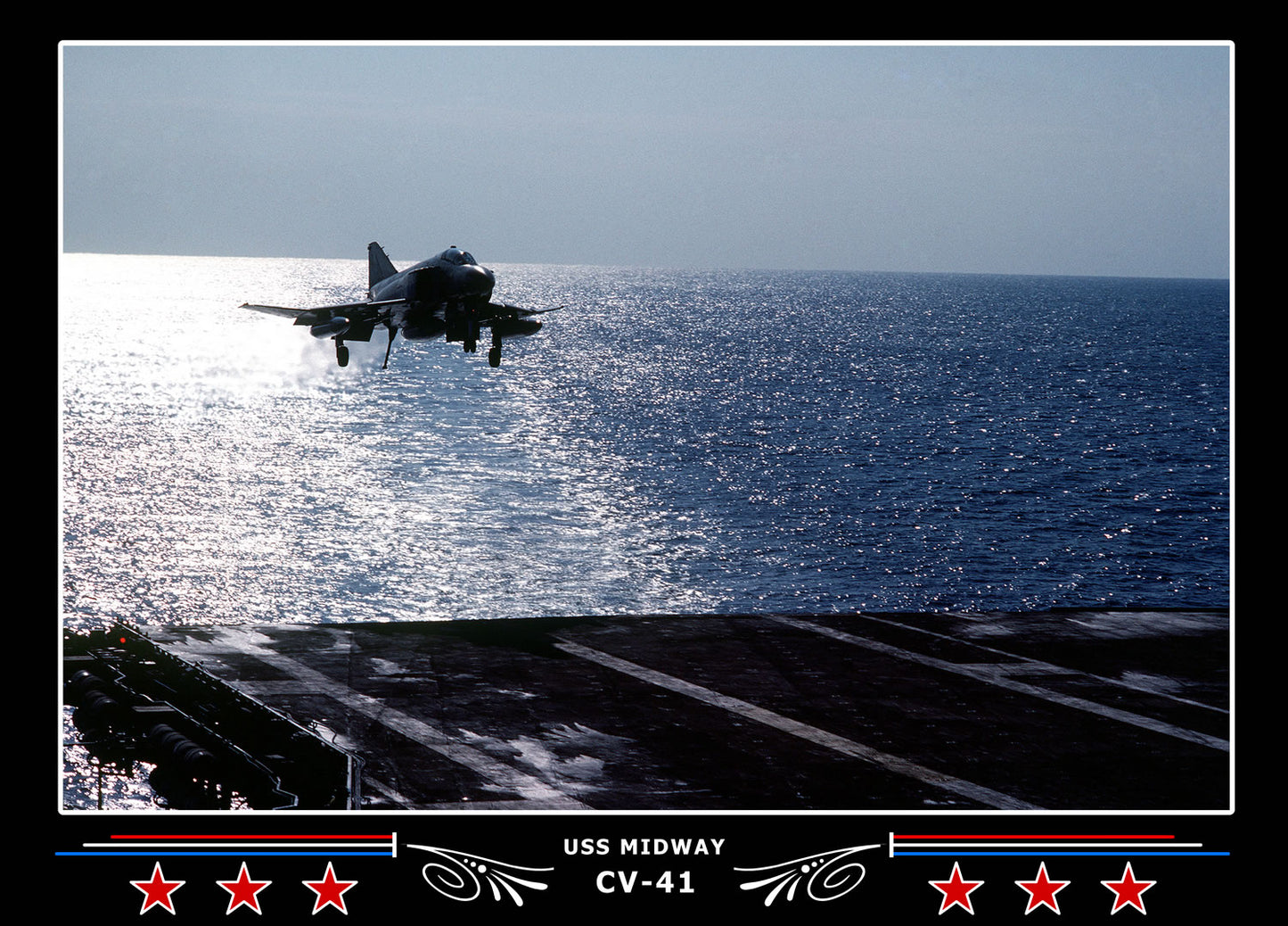 USS Midway CV-41 Canvas Photo Print