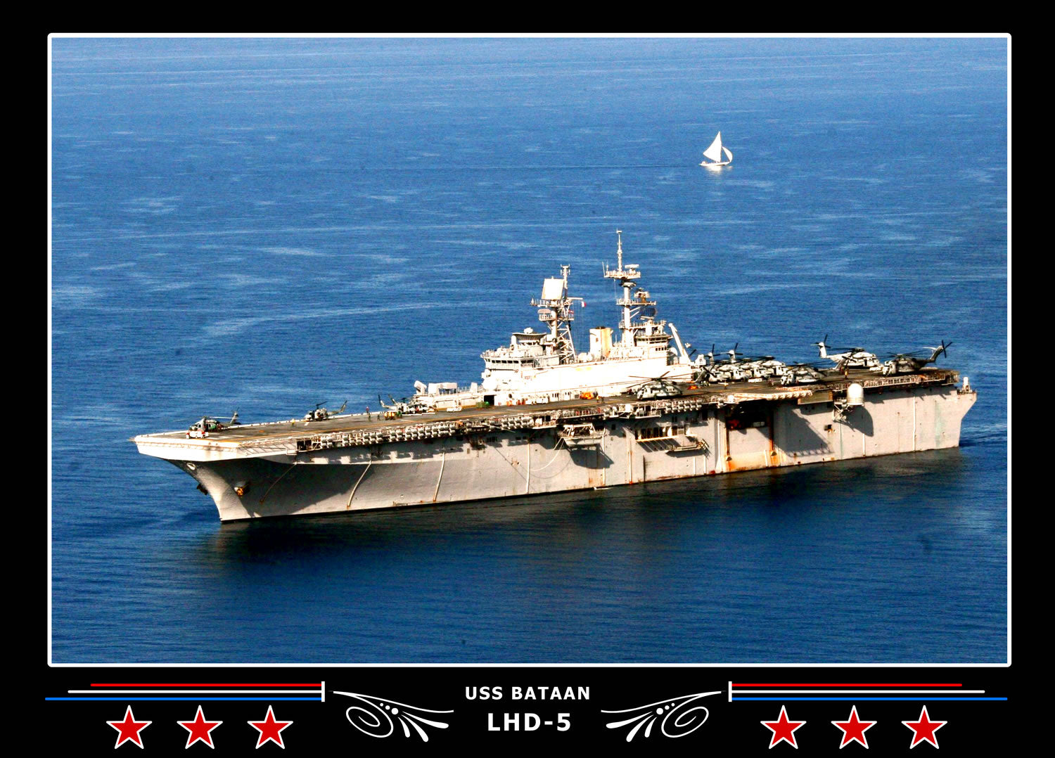 USS Bataan LHD5 Canvas Photo Print