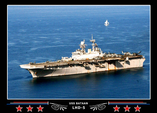 USS Bataan LHD5 Canvas Photo Print