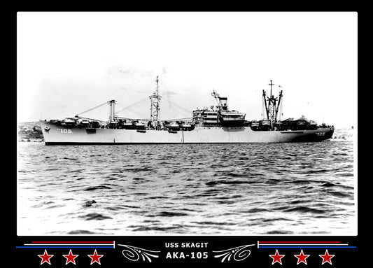 USS Skagit AKA105 Canvas Photo Print