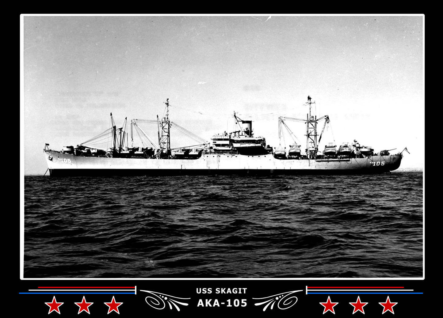 USS Skagit AKA105 Canvas Photo Print - Navy Emporium
