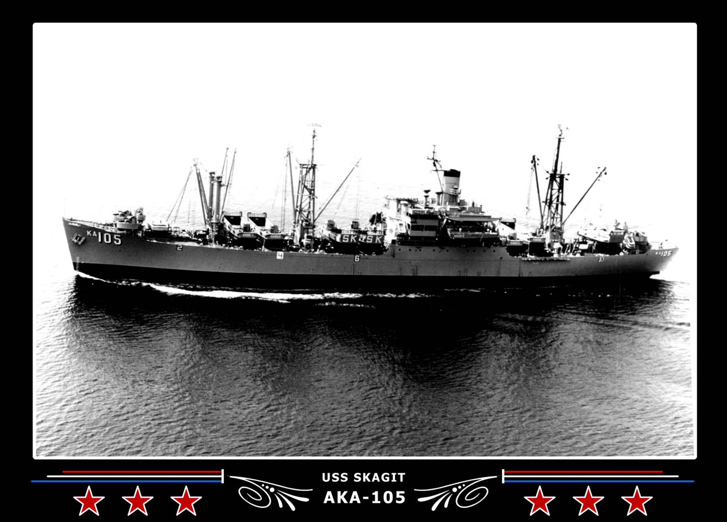 USS Skagit AKA105 Canvas Photo Print