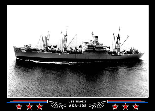 USS Skagit AKA105 Canvas Photo Print
